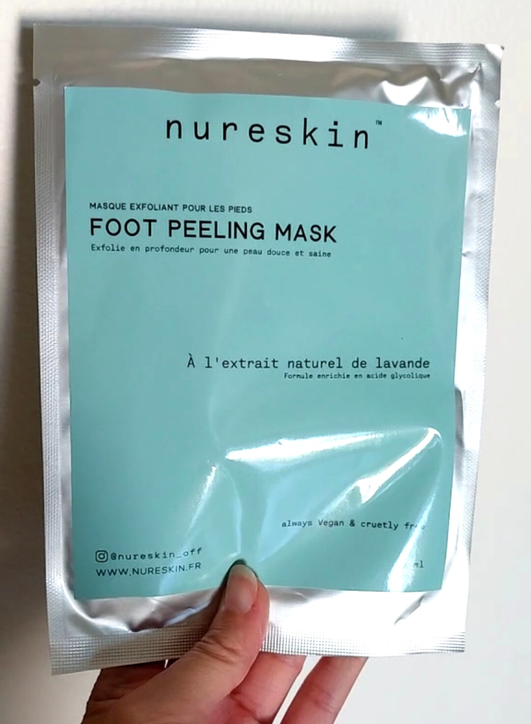 Soin pieds Nureskin : masque peeling