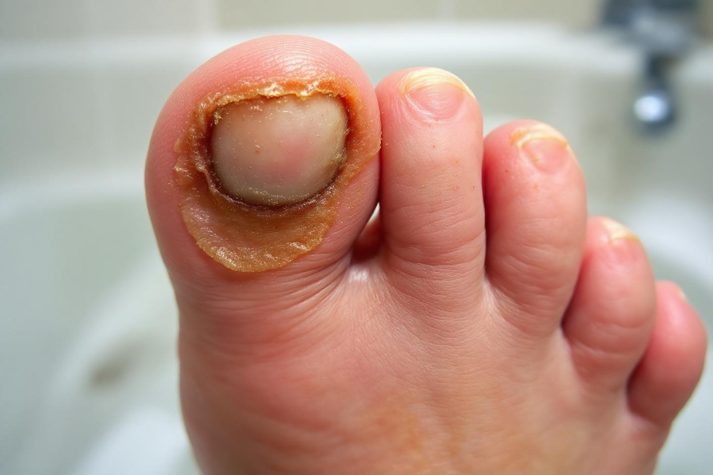 Mycose ongle du pied Un traitement javel est il efficace — free download