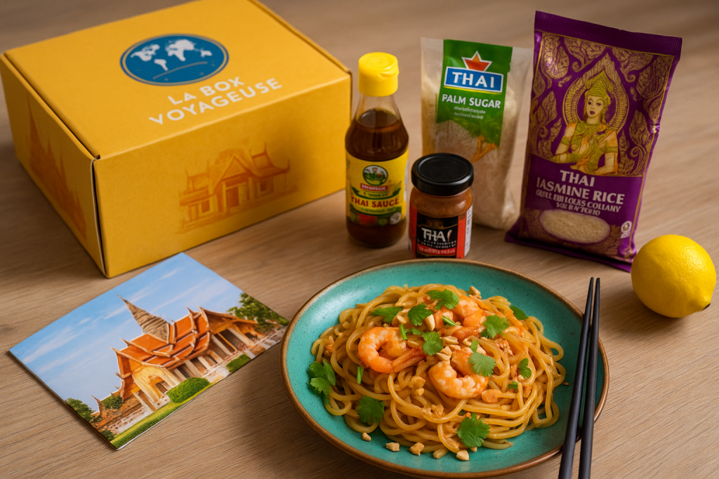 Box gastronomique et produits inspirés de la cuisine thaïlandaise